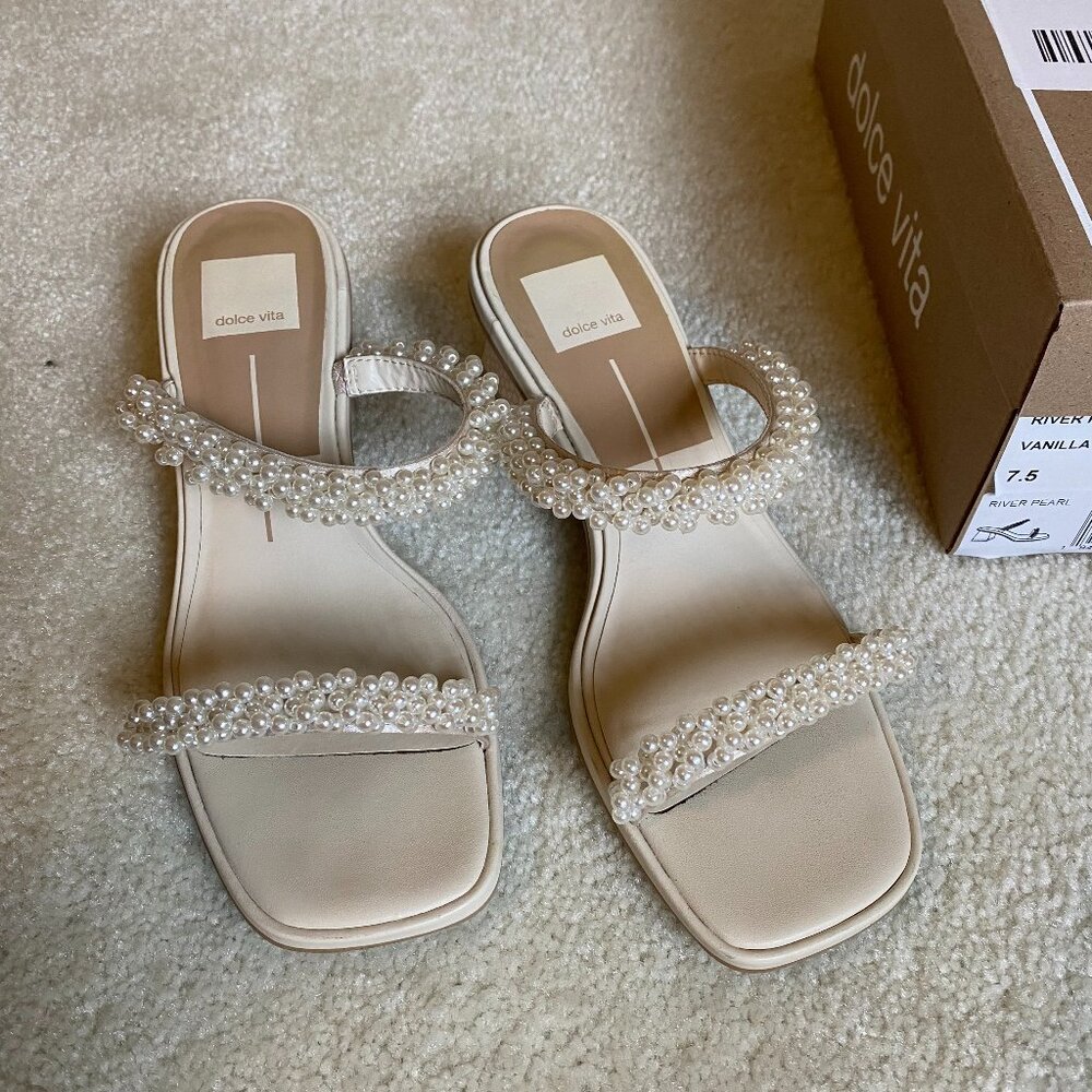 Dolce Vita River Pearl Low Heels Size 7.5 - Picture 5 of 8
